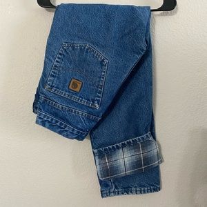 Carhartt Flannel Lined Jeans